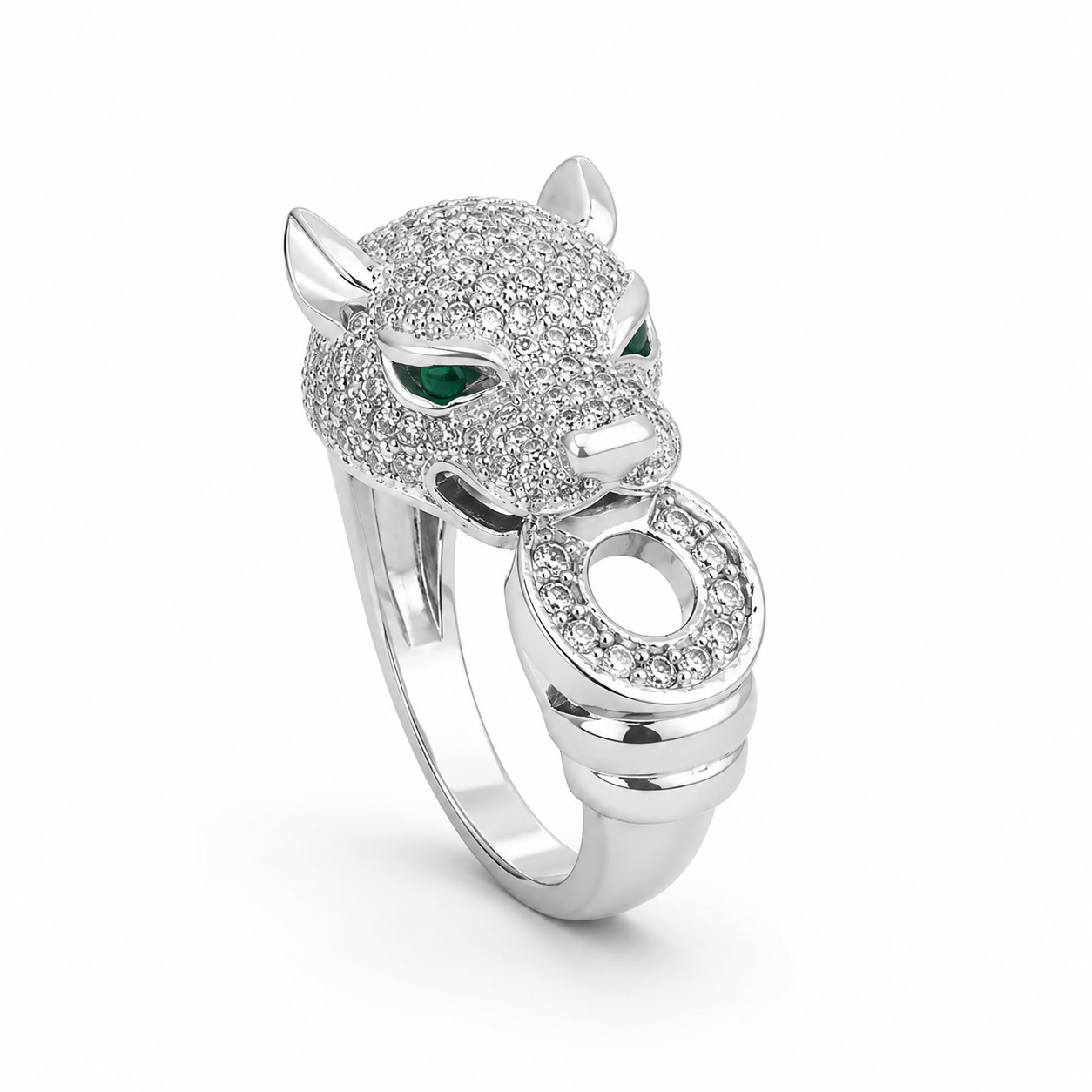 Anillo cristal pavés Pantera