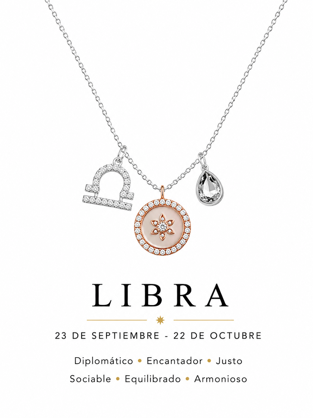 Collar zodiacal libra