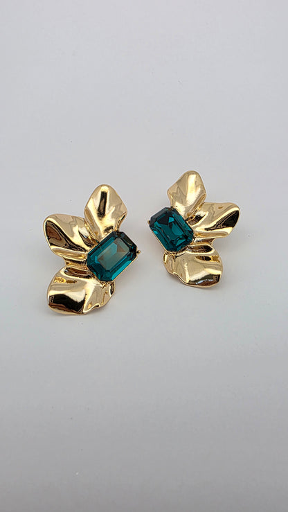 Aros Swarovski flor de primavera