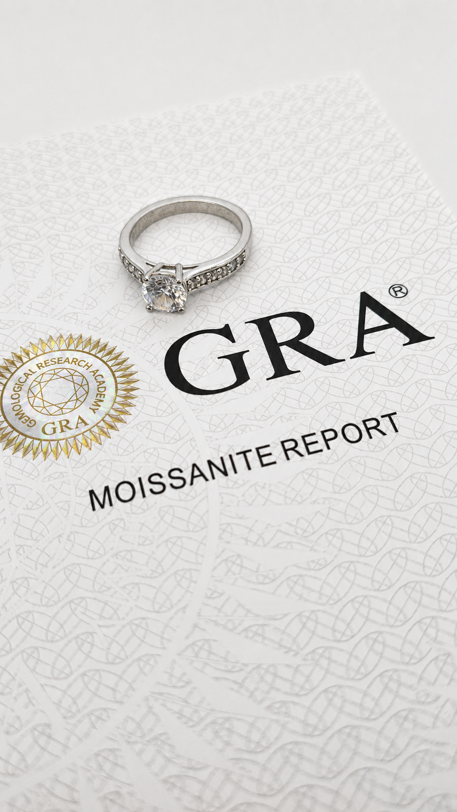Anillo Moissanite plata Grace