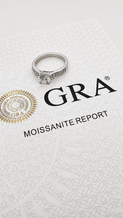 Anillo Moissanite plata Grace