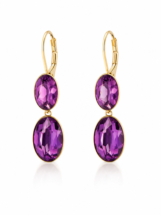 Aros cristal Swarovski Ame