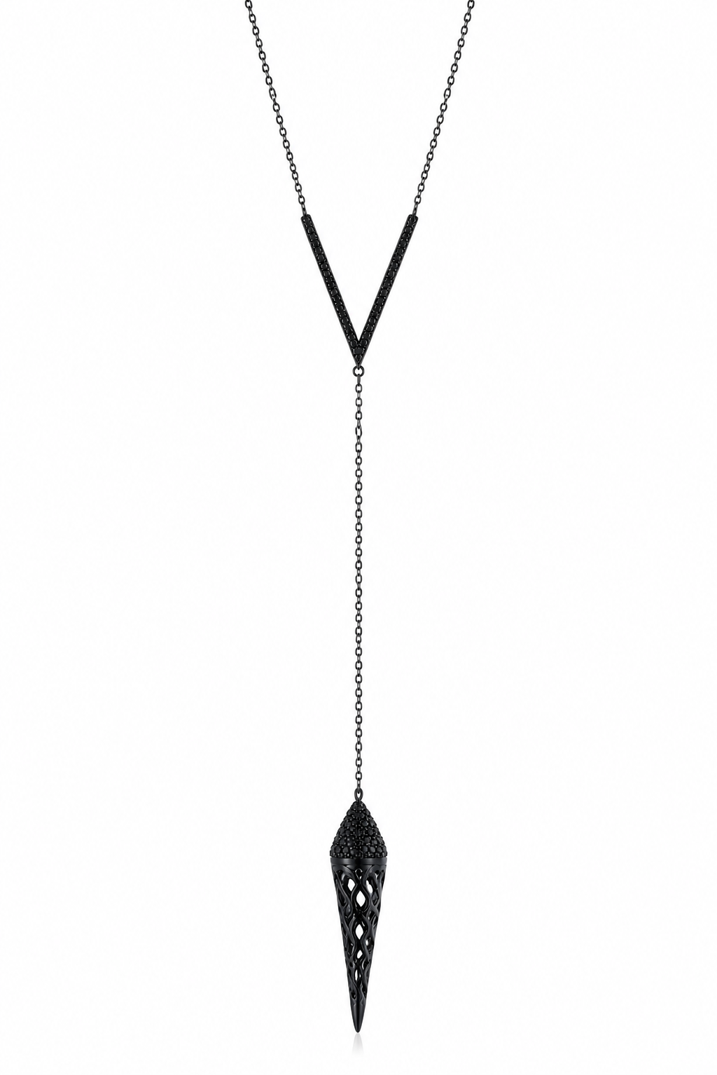 Collar Pavés rutenio péndulo