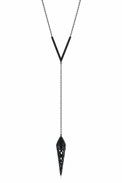 Collar Pavés rutenio péndulo