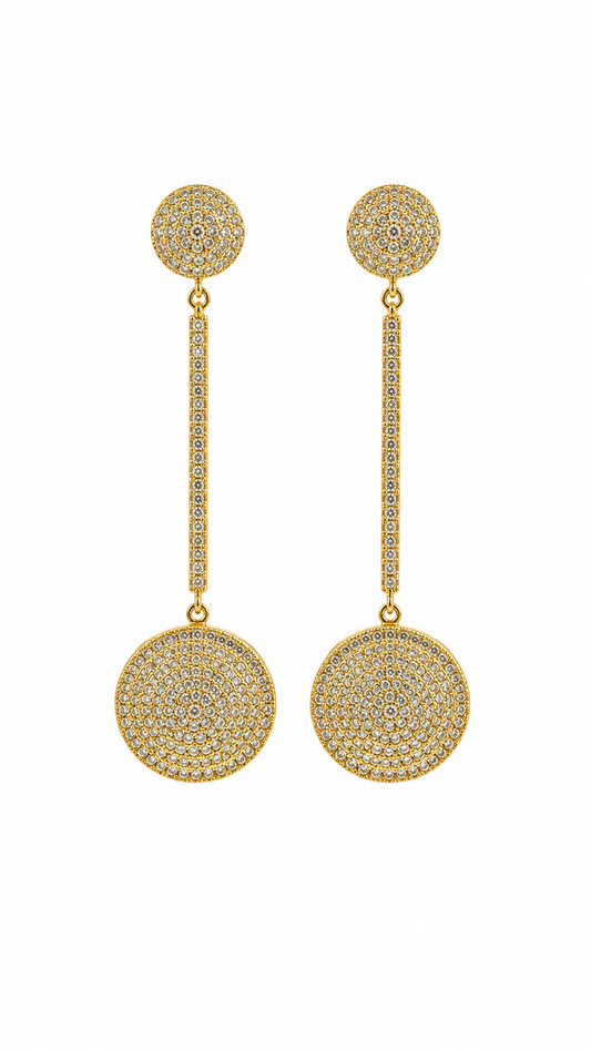 Aros cristal pavés Karin