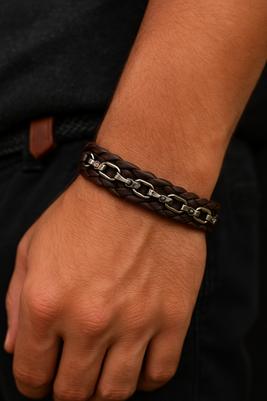 Pulsera varón acero quirúrgico Mario