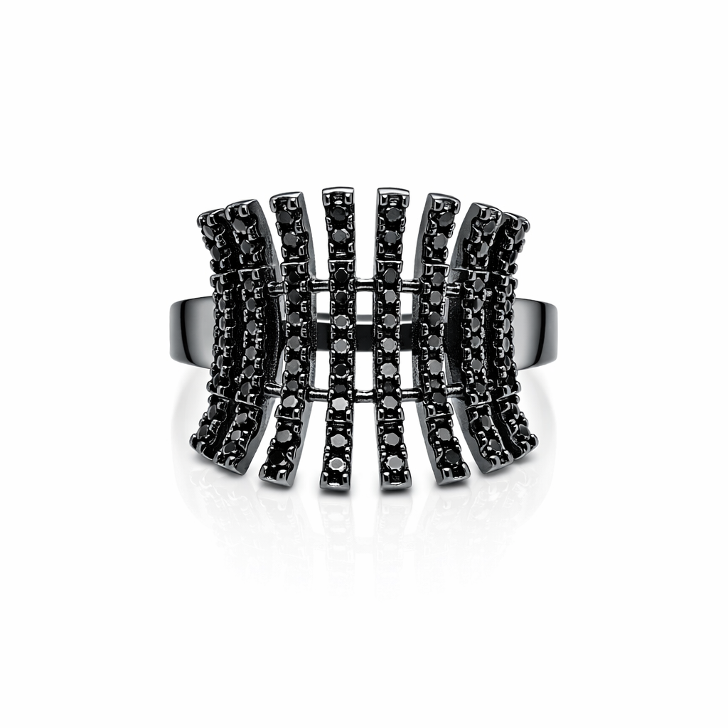Anillo black Lin