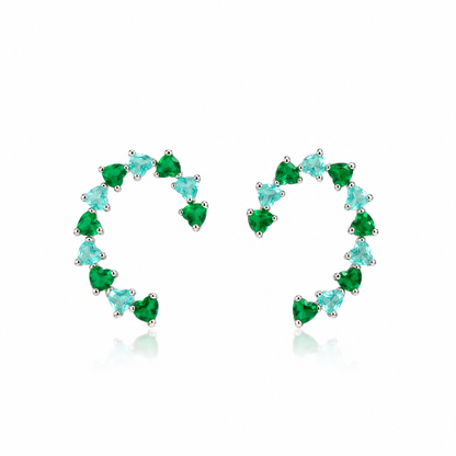 Aros cristal pavés Miranda