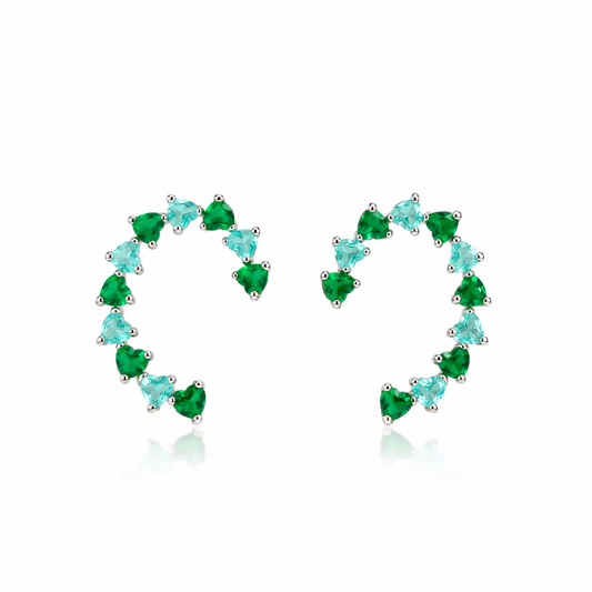 Aros cristal pavés Miranda