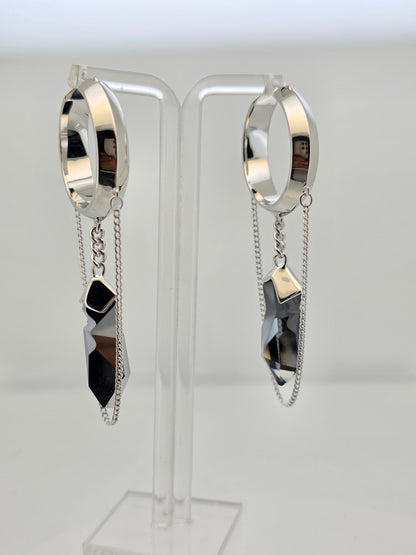 Aros Broken cristal Swarovski