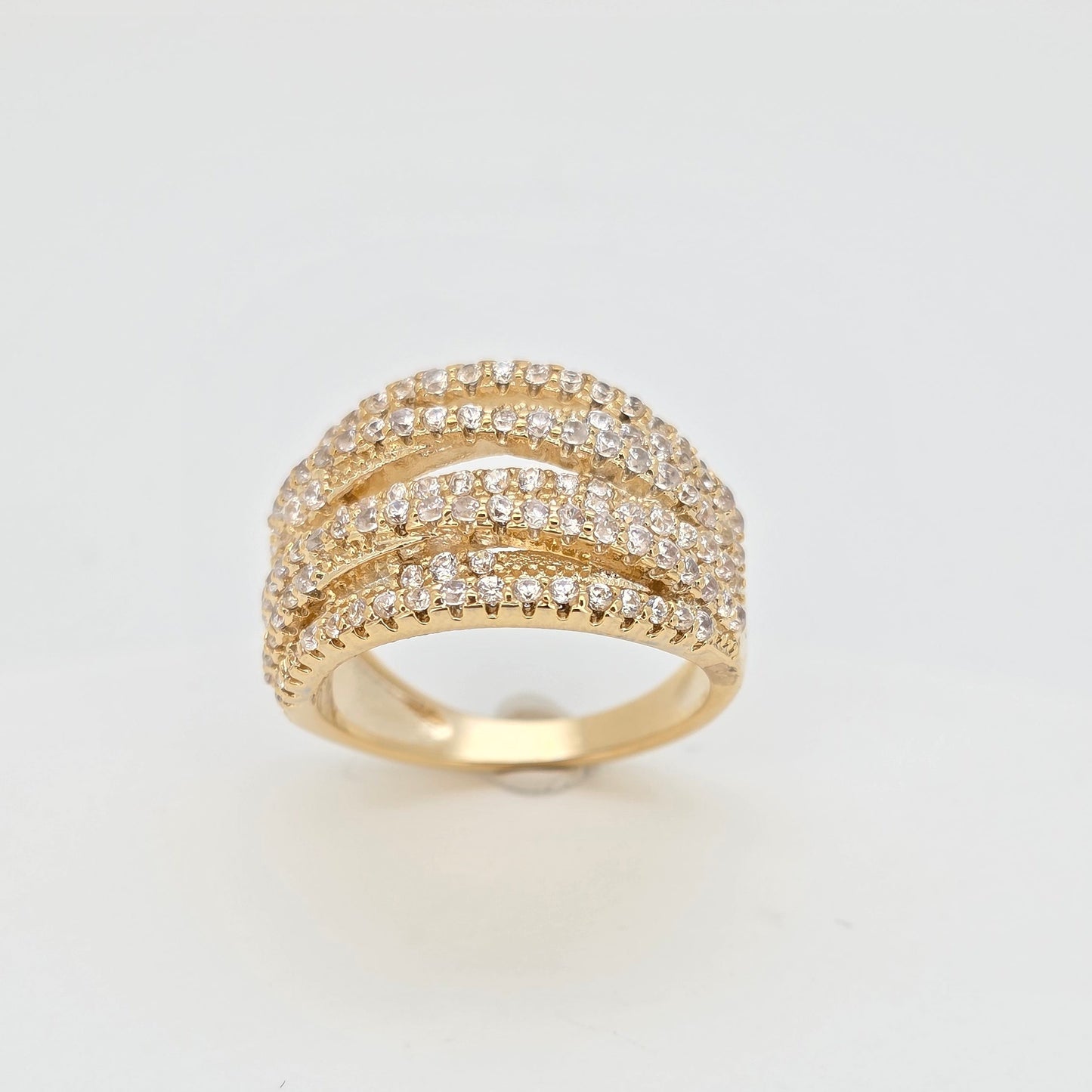 Anillo cristal pavés Adriana