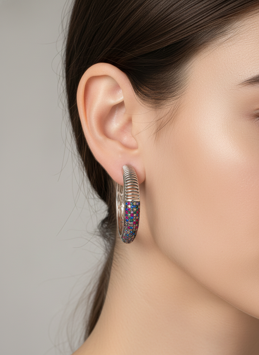 Argolla  cristal pavés David