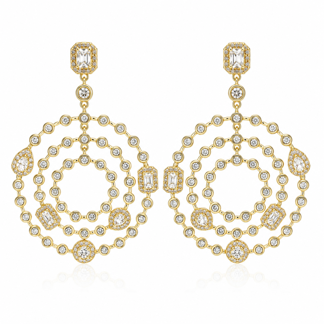 Aros cristal Pavés Gala
