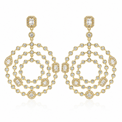 Aros cristal Pavés Gala