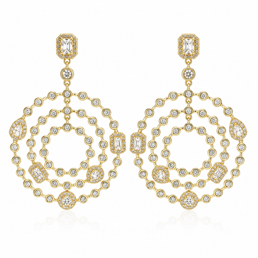 Aros cristal Pavés Gala