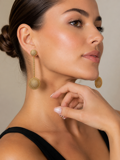 Aros cristal pavés Karin