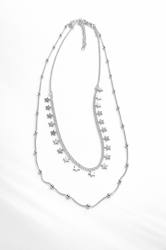 Collar baño de plata Aura nut