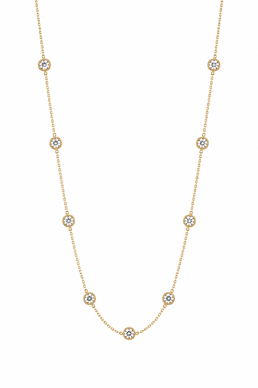 Collar cristal Pavés puntos de luz