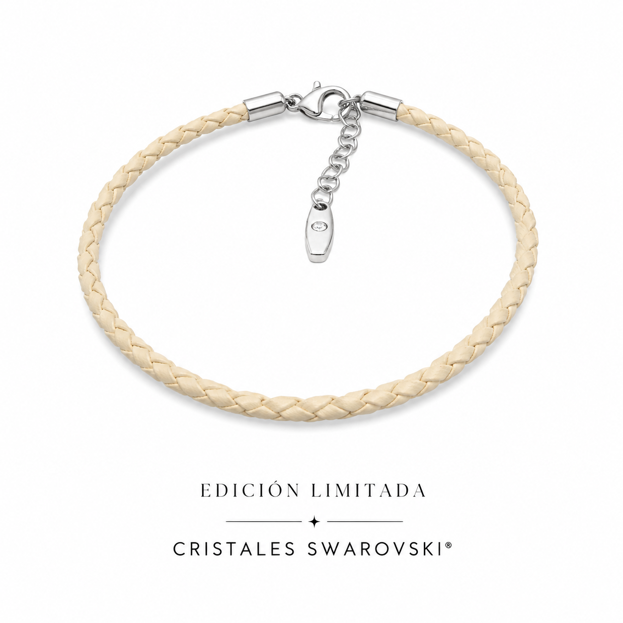 Pulsera cuero Swarovski