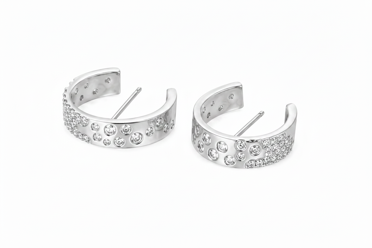 Aros cristal pavés Nara