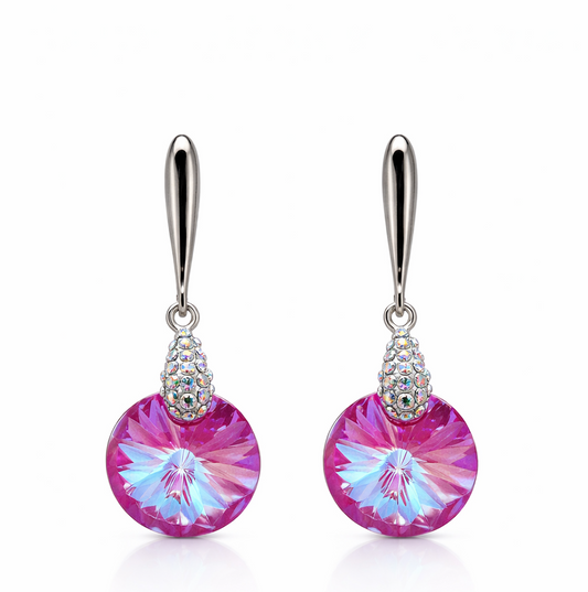 Aros cristal Swarovski Monica