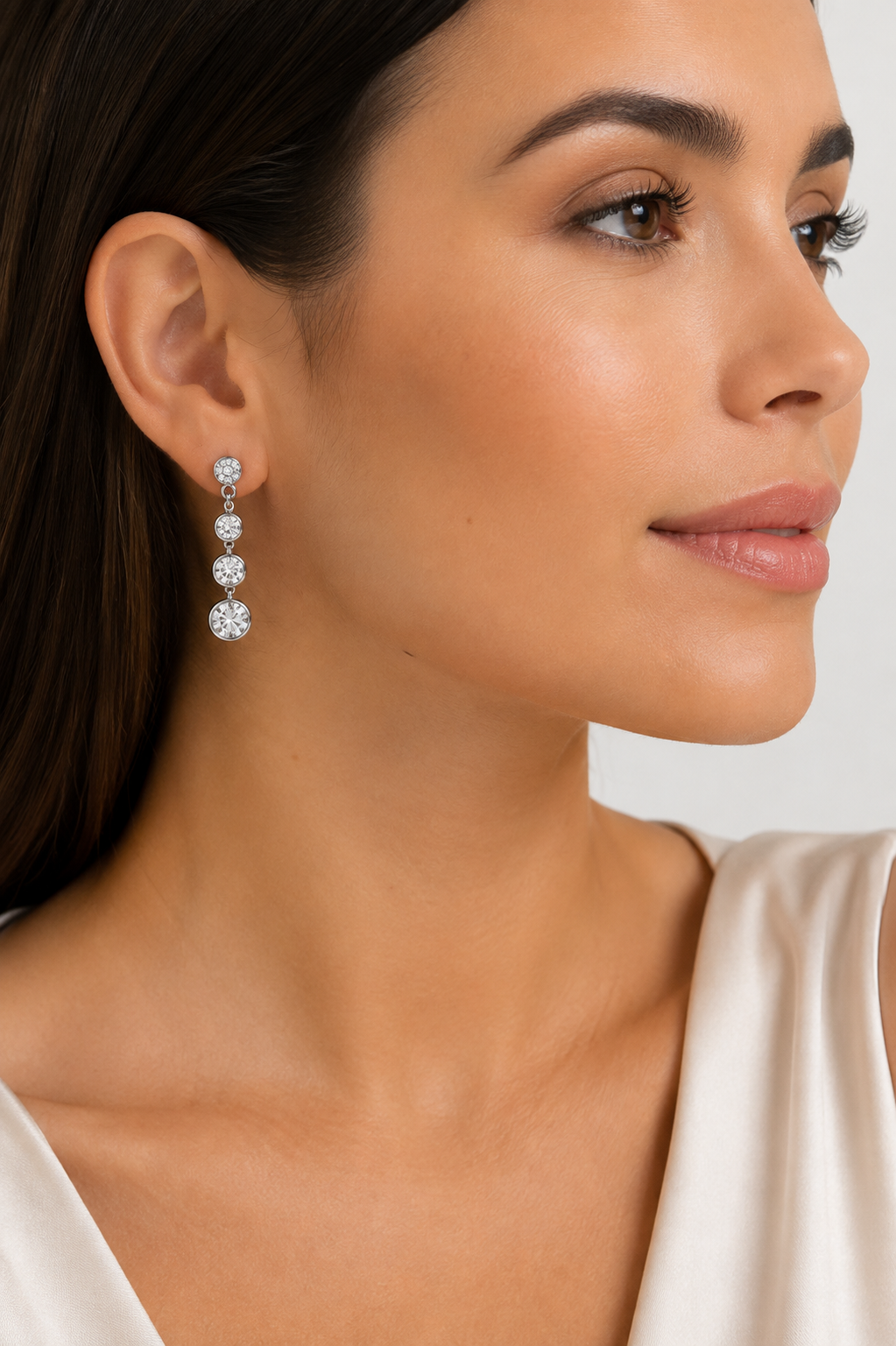 Aros cristal Swarovski Lia