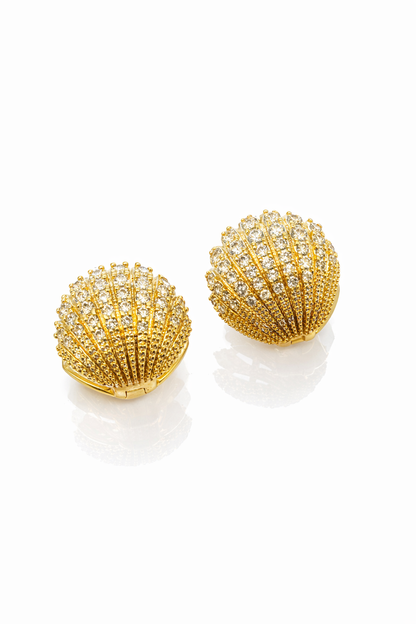 Aros cristal paves Mar profundo