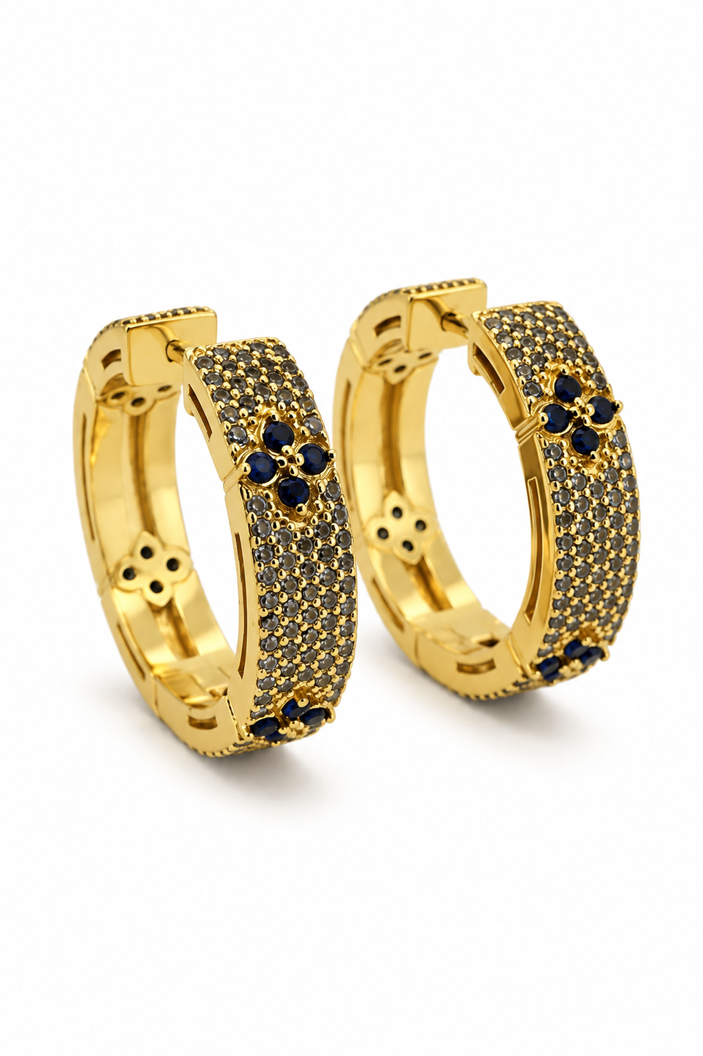 Argollas cristal pavés Robert