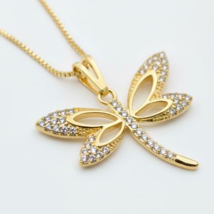 Collar Aura Libélula Luz