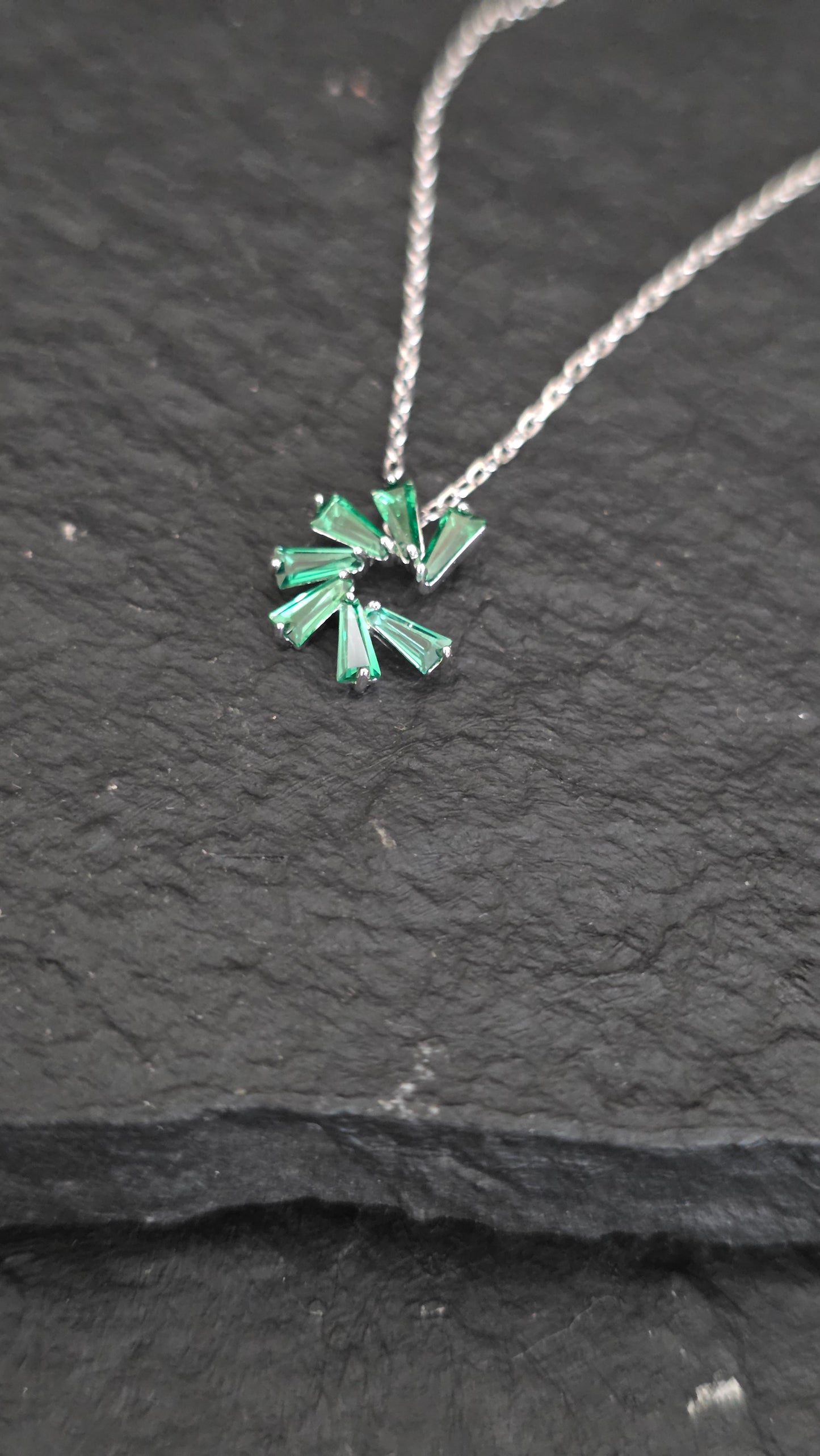 Colgante Plata Emeral