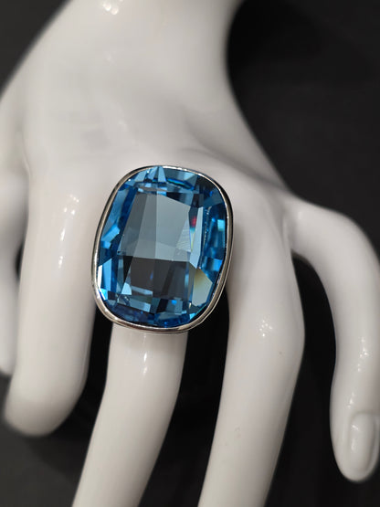 Anillo cristal Swarovski soledad