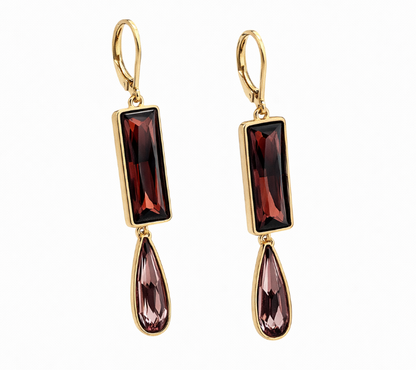 Aros Géminis cristal Swarovski línea privada PL