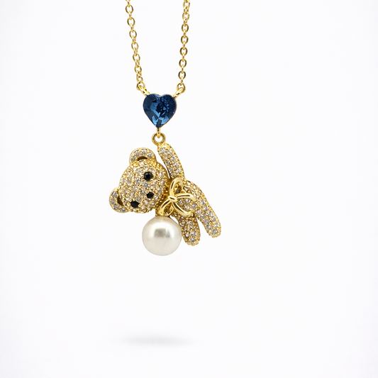 Collar baño de oro Aura Teddy