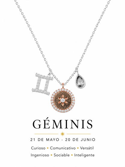 Collar zodiacal geminis