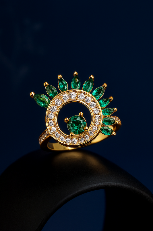 Anillo cristal pavés cinthia