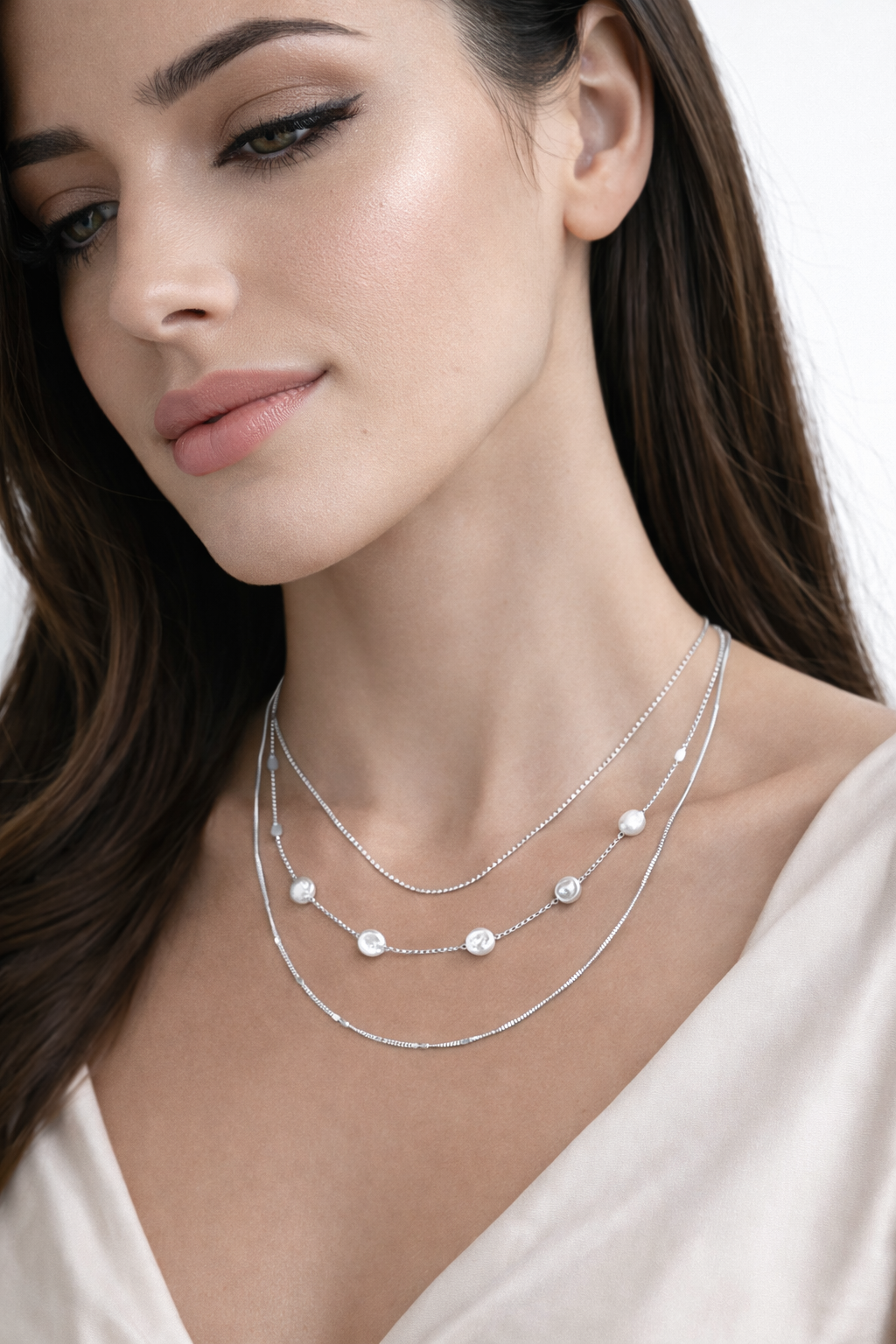 Collar Aura Pearl Layers