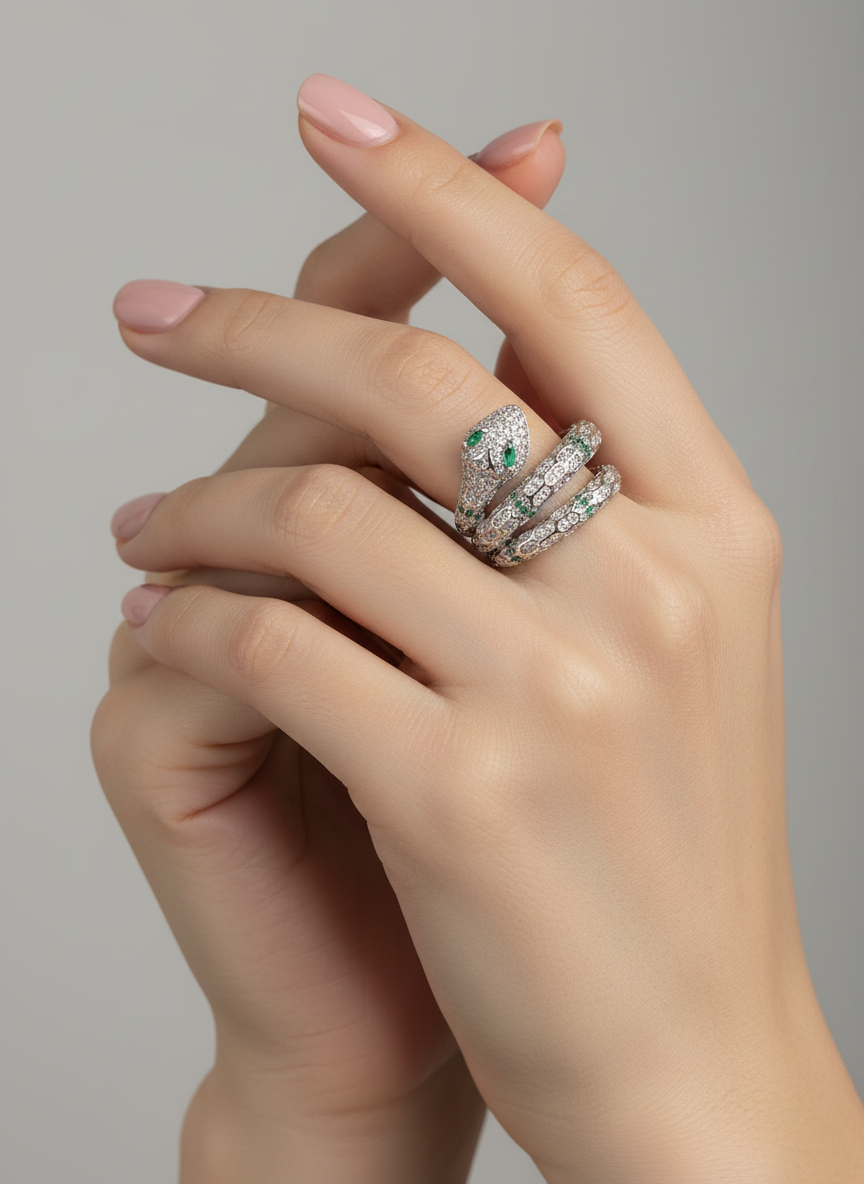 Aercuff cristal paves Snake