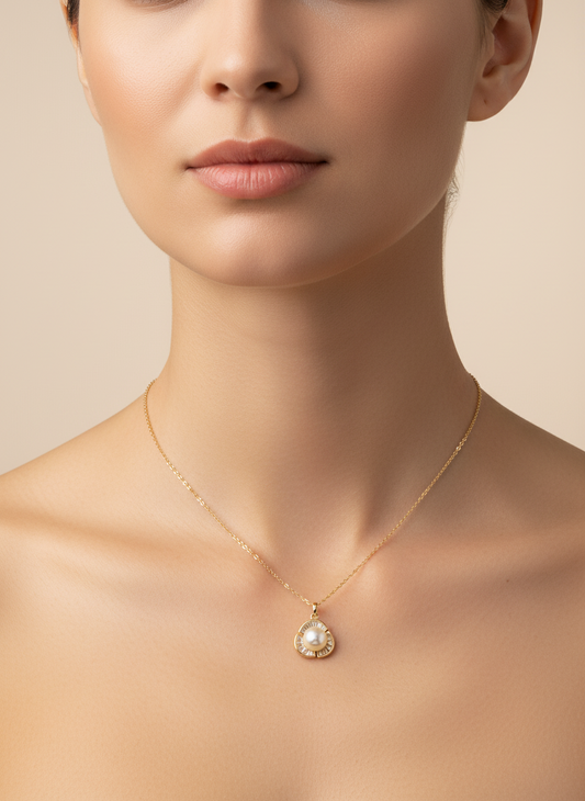 Collar de plata Macarena