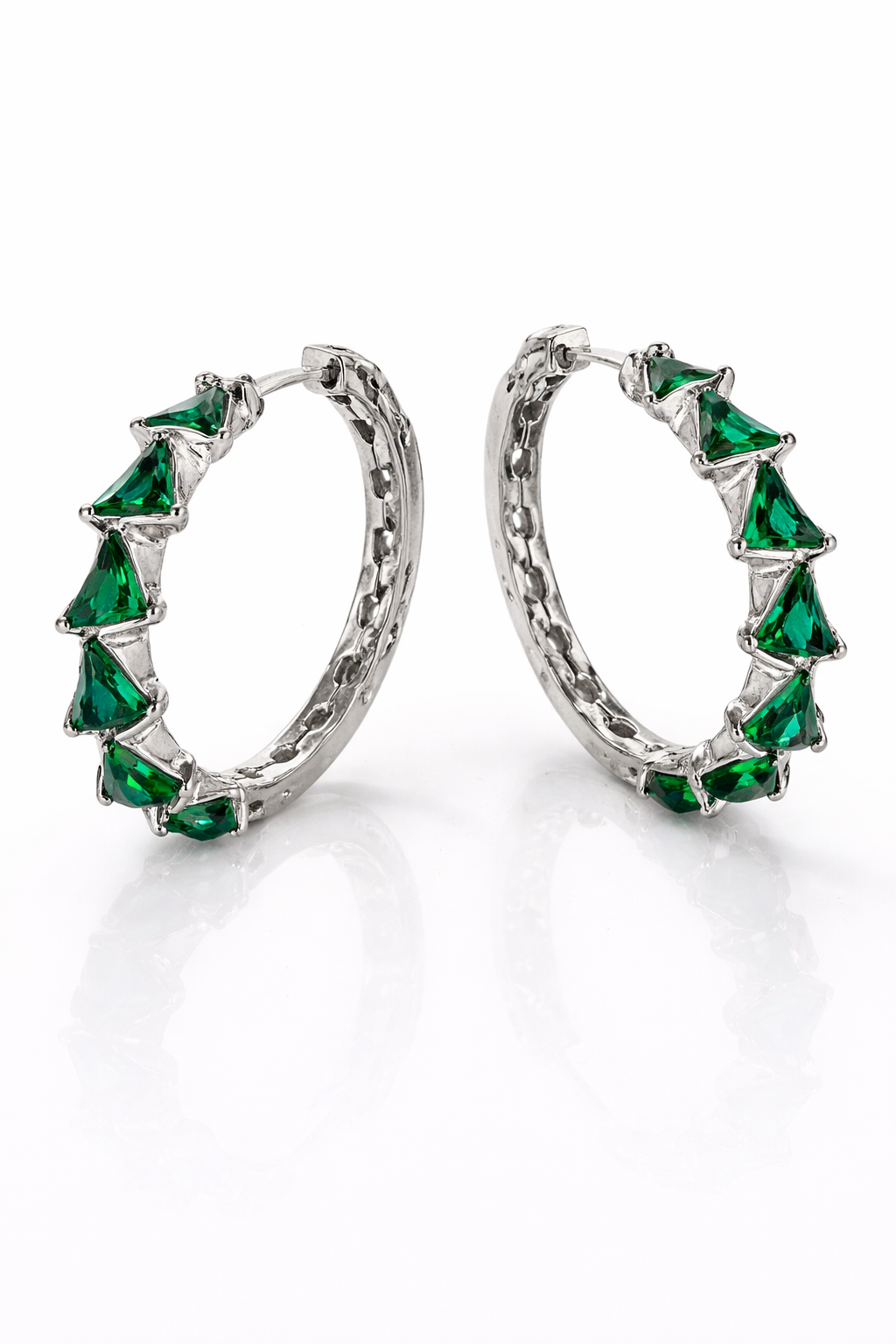 Argollas cristal paves Bill