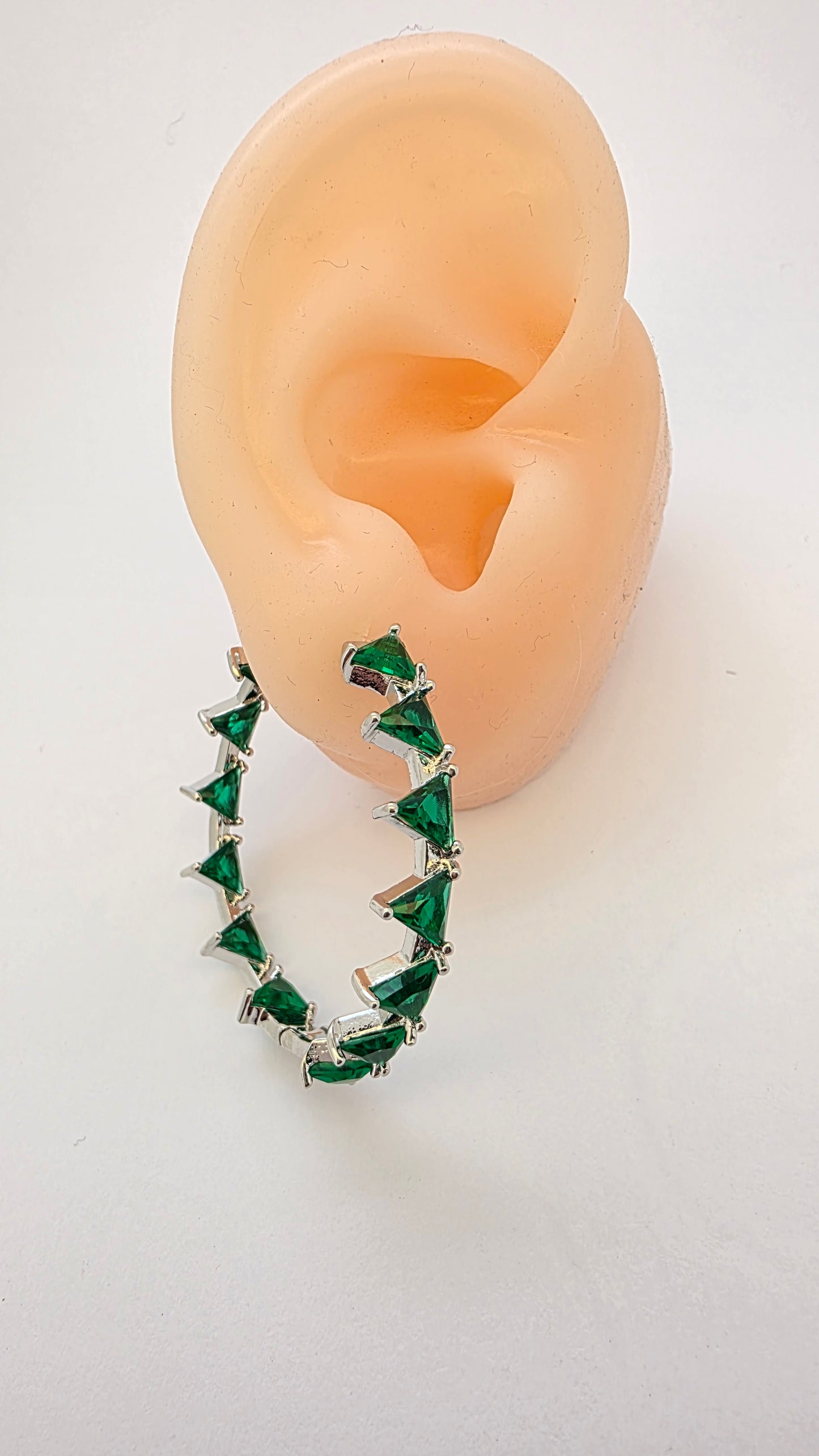 Argollas cristal paves Bill