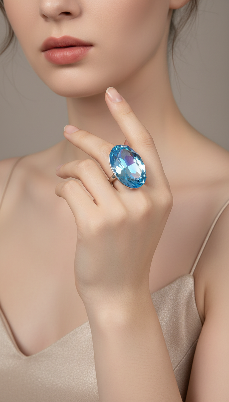 Anillo cristal Swarovski Maly