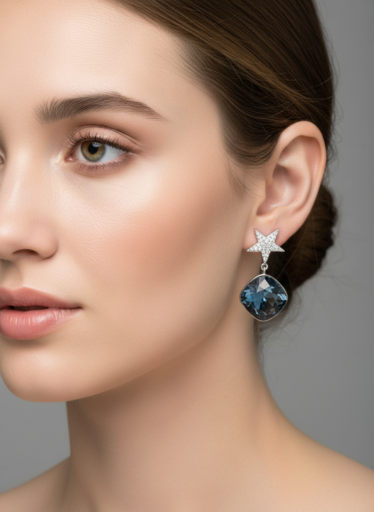 Aros constelación cristal Swarovski